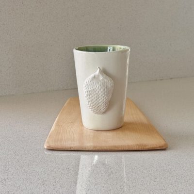 Taza Fresa - Grande, Verde brillo